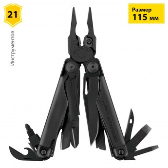 Мультитул LEATHERMAN SURGE BLACK MOLLE SHEATH 831333 Мультитул LEATHERMAN SURGE BLACK MOLLE SHEATH 831333