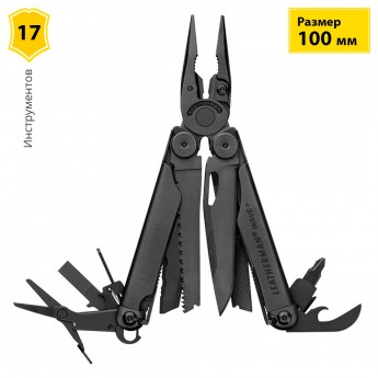 Мультитул LEATHERMAN WAVE PLUS BLACK 832526 Мультитул LEATHERMAN WAVE PLUS BLACK 832526